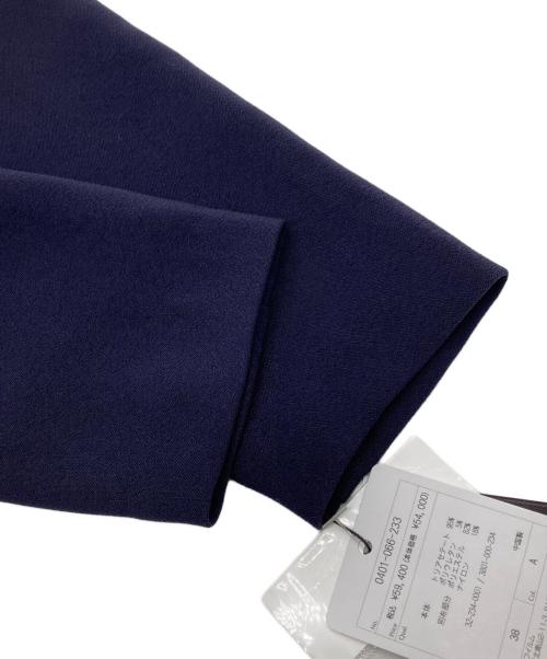 CORCOVADO（コルコバード）CORCOVADO (コルコバード) Hi-twist Double Cloth シャツドレス ネイビー×ホワイト サイズ:38の古着・服飾アイテム