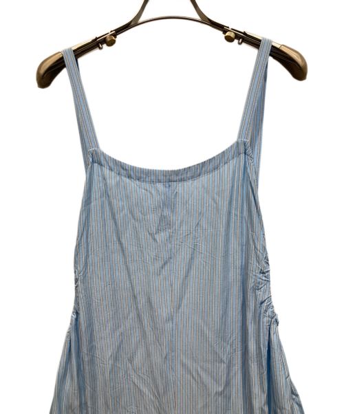 LE PHIL（ル フィル）LE PHIL (ル フィル) リオペルストライプサロペット ライトブルー×ホワイト サイズ:1の古着・服飾アイテム