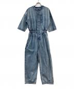 THIRD MAGAZINEサードマガジン）の古着「10ozデニムオールインワン」｜ブルー