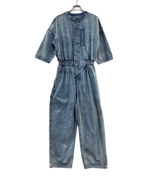 THIRD MAGAZINE（サードマガジン）THIRD MAGAZINE (サードマガジン) 10ozデニムオールインワン ブルー サイズ:9の古着・服飾アイテム