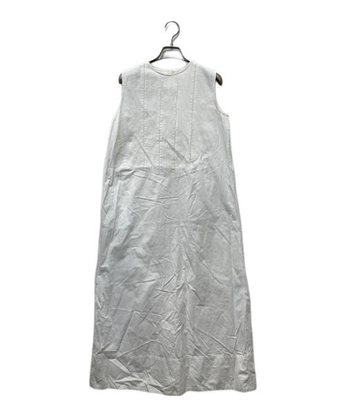 pheeta（フィータ）pheeta (フィータ) ノースリーブワンピース ホワイト サイズ:1の古着・服飾アイテム