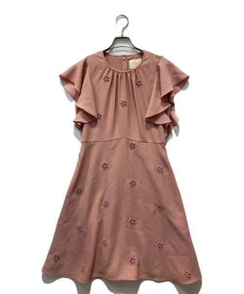 Kate Spade（ケイトスペード）Kate Spade (ケイトスペード) Cutout Crepe Dress ピンク サイズ:4の古着・服飾アイテム