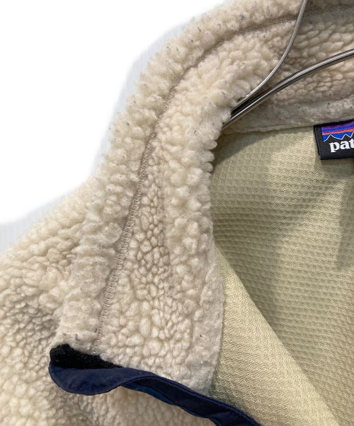 Patagonia（パタゴニア）Patagonia (パタゴニア) クラシック・レトロX・ジャケット アイボリー×ネイビー サイズ:Mの古着・服飾アイテム