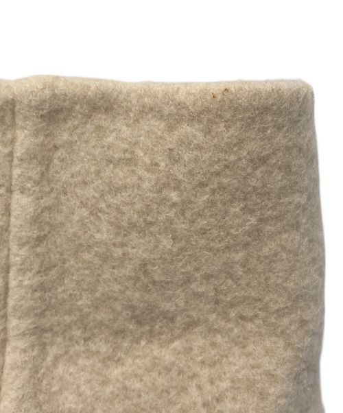 MUSE（ミューズ）MUSE (ミューズ) カシミヤブレンドノーカラーコート ベージュ サイズ:-の古着・服飾アイテム