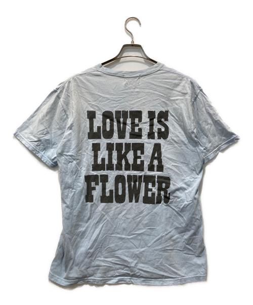 BOWWOW（バウワウ）BOWWOW (バウワウ) プリントTシャツ ライトブルー サイズ:Lの古着・服飾アイテム