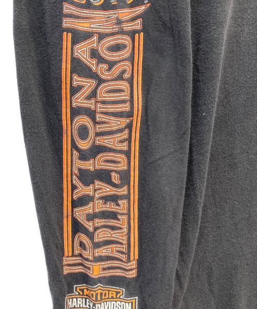 HARLEY-DAVIDSON（ハーレーダビッドソン）HARLEY-DAVIDSON (ハーレーダビッドソン) プリントカットソー ブラック サイズ:Lの古着・服飾アイテム