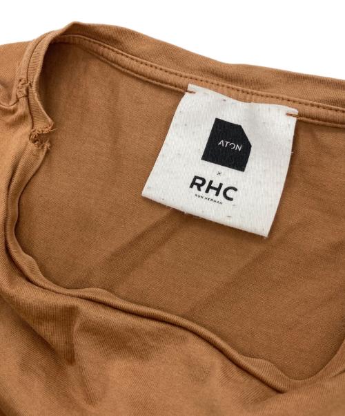 ATON（エイトン）ATON (エイトン) RHC Ron Herman (アールエイチシー ロンハーマン) 別注 DOLMAN SLEEVE DRESS ブラウン サイズ:2の古着・服飾アイテム