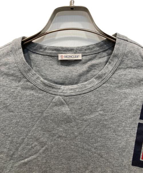 MONCLER（モンクレール）MONCLER (モンクレール) MAGLIA T-SHIRT/Tシャツ グレー サイズ:XLの古着・服飾アイテム