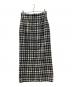 Her lip to (ハーリップトゥ) Over Check Wool-Blend Skirt ホワイト×ブラック サイズ:S：3000円