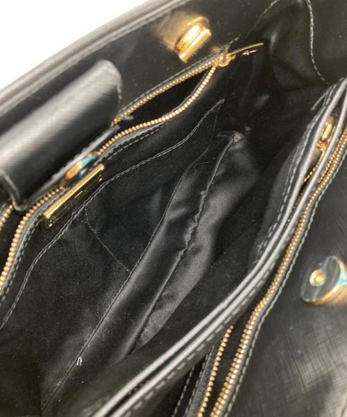 Salvatore Ferragamo（サルヴァトーレ フェラガモ）Salvatore Ferragamo (サルヴァトーレ フェラガモ) チェーンショルダーバッグ ブラックの古着・服飾アイテム