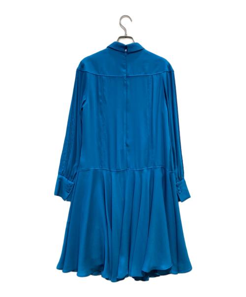 HANAE MORI（ハナエモリ）HANAE MORI (ハナエモリ) CELFORD (セルフォード) Aラインワンピース スカイブルー サイズ:36の古着・服飾アイテム