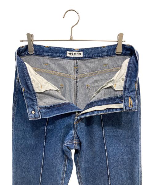 TTT MSW（ティー）TTT MSW (ティー) NEW STANDARD DENIM PANTS インディゴ サイズ:Mの古着・服飾アイテム