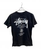 stussyステューシー）の古着「Tシャツ」｜ブラック