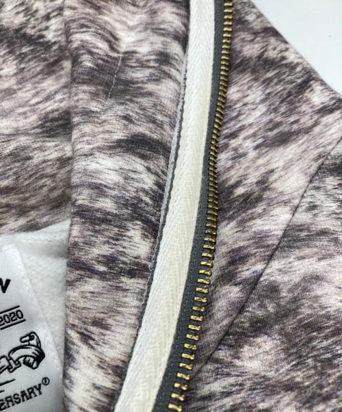 MAN WITH A MISSION（マンウィズアミッション）MAN WITH A MISSION (マンウィズアミッション) 10周年記念 ジップパーカー グレー サイズ:SIZE4の古着・服飾アイテム