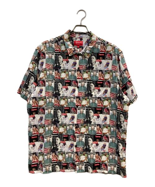 SUPREME（シュプリーム）Supreme (シュプリーム) Magazine S/S Shirt Multi ホワイト サイズ:XLの古着・服飾アイテム