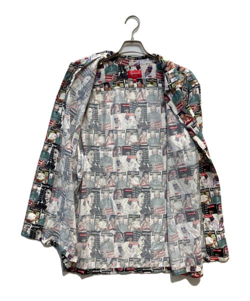 SUPREME（シュプリーム）Supreme (シュプリーム) Magazine S/S Shirt Multi ホワイト サイズ:XLの古着・服飾アイテム