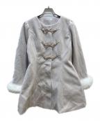 evelynエブリン）の古着「リボンビットコート」｜ピンク