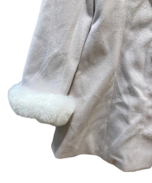 evelyn（エブリン）evelyn (エブリン) リボンビットコート ピンク サイズ:Sの古着・服飾アイテム