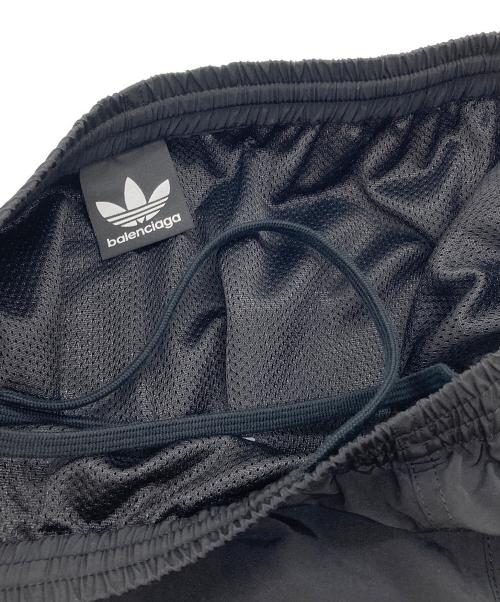 BALENCIAGA（バレンシアガ）BALENCIAGA (バレンシアガ) adidas (アディダス) 3ラインナイロンパンツ ブラック サイズ:34の古着・服飾アイテム