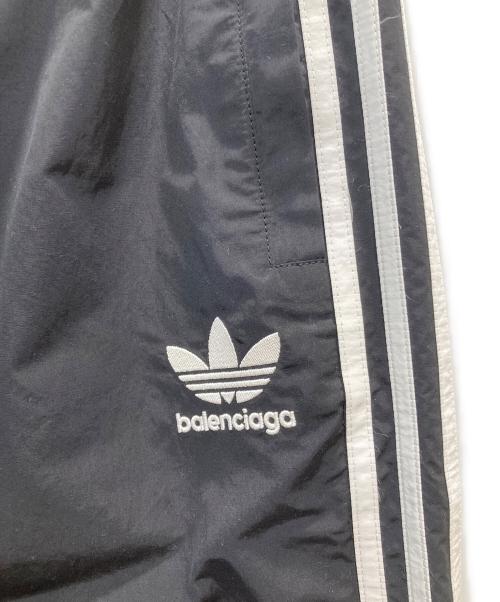 BALENCIAGA（バレンシアガ）BALENCIAGA (バレンシアガ) adidas (アディダス) 3ラインナイロンパンツ ブラック サイズ:34の古着・服飾アイテム