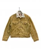 POLO JEANS CO.ポロジーンズカンパニー）の古着「ボアコーデュロイジャケット」｜ブラウン