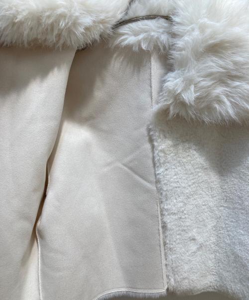 eimy istoire（エイミーイストワール）eimy istoire (エイミーイストワール) スリーブコンビファージャケット ホワイト サイズ:Fの古着・服飾アイテム