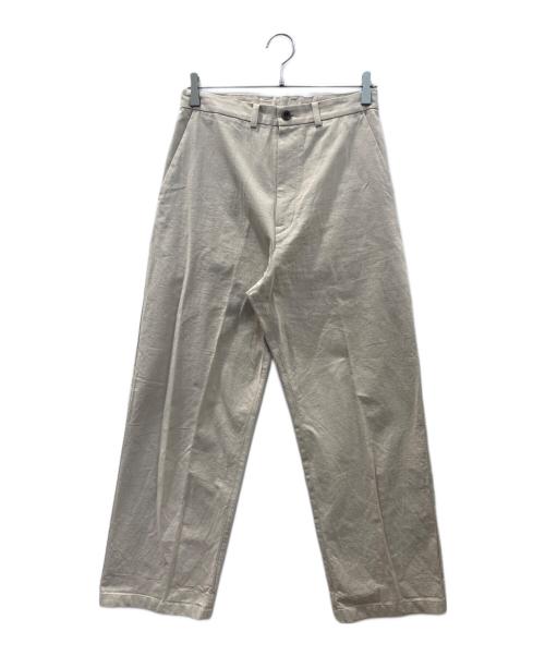 kurashi&trips publishing（クラシアンドトリップス パブリッシング）KURASHI&Trips PUBLISHING (クラシアンドトリップス パブリッシング) コットン テーパードパンツ ベージュ サイズ:Tの古着・服飾アイテム