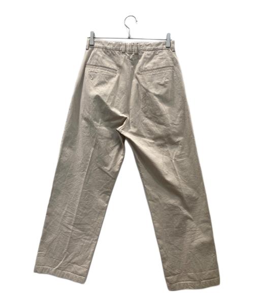 kurashi&trips publishing（クラシアンドトリップス パブリッシング）KURASHI&Trips PUBLISHING (クラシアンドトリップス パブリッシング) コットン テーパードパンツ ベージュ サイズ:Tの古着・服飾アイテム