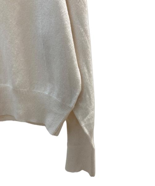 journal standard L'essage（ジャーナルスタンダード レサージュ）journal standard L'essage (ジャーナルスタンダード レサージュ) カシミヤ100 プルオーバー アイボリー サイズ:FREEの古着・服飾アイテム