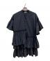UNITED ARROWS TOKYO（ユナイテッドアローズトウキョウ）の古着「イレギュラーフリル ワンピース」｜ブラック