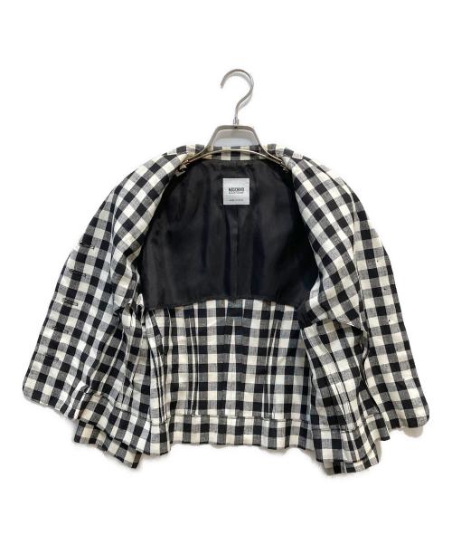 MOSCHINO（モスキーノ）MOSCHINO (モスキーノ) テーラードジャケット グレー サイズ:-の古着・服飾アイテム