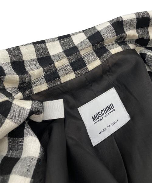 MOSCHINO（モスキーノ）MOSCHINO (モスキーノ) テーラードジャケット グレー サイズ:-の古着・服飾アイテム
