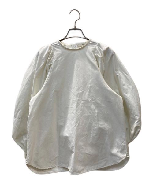 YORI（ヨリ）yori (ヨリ) ビックパフスリーブブラウス ホワイト サイズ:Fの古着・服飾アイテム