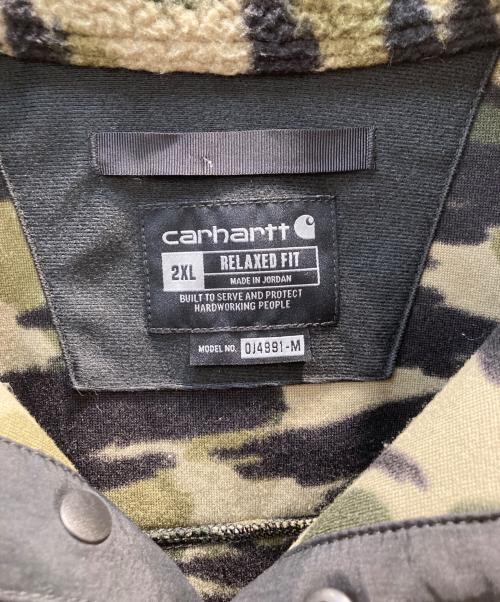 CarHartt（カーハート）CarHartt (カーハート) フリースジャケット カーキ サイズ:2XLの古着・服飾アイテム