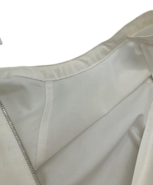 HYKE（ハイク）HYKE (ハイク) T/C PLEATED SHIRT DRESS ホワイト サイズ:1の古着・服飾アイテム