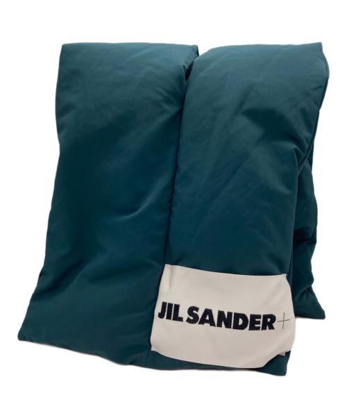 JIL SANDER+（ジルサンダープラス）JIL SANDER+ (ジルサンダープラス) ダウンマフラー グリーン サイズ:U 未使用品の古着・服飾アイテム