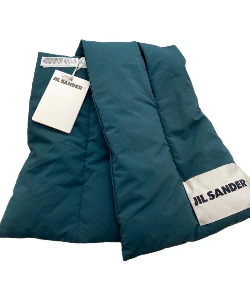 JIL SANDER+（ジルサンダープラス）JIL SANDER+ (ジルサンダープラス) ダウンマフラー グリーン サイズ:U 未使用品の古着・服飾アイテム