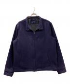 LAND'S ENDランズエンド）の古着「ウールブレンドジャケット」｜ネイビー