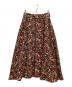 IENA（イエナ）の古着「フラワー&レオパードスカート」｜レッド