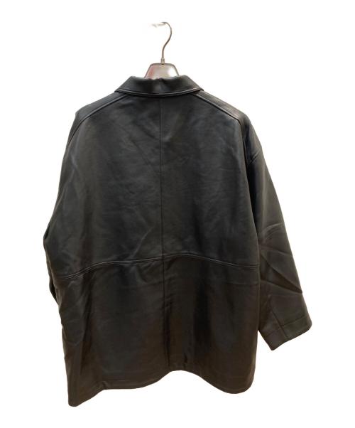 GOOD BETTERBEST（グッドベターベスト）GOOD BETTERBEST (グッドベターベスト) エコレザービッグジャケット ブラック サイズ:1の古着・服飾アイテム