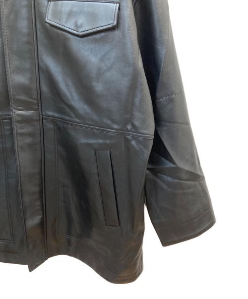 GOOD BETTERBEST（グッドベターベスト）GOOD BETTERBEST (グッドベターベスト) エコレザービッグジャケット ブラック サイズ:1の古着・服飾アイテム