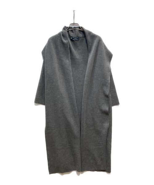 自由区（ジユウク）自由区 (ジユウク) イタリア Botto Giuseppe カーディガン グレー サイズ:38の古着・服飾アイテム