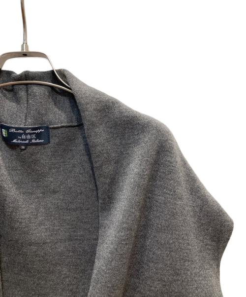 自由区（ジユウク）自由区 (ジユウク) イタリア Botto Giuseppe カーディガン グレー サイズ:38の古着・服飾アイテム