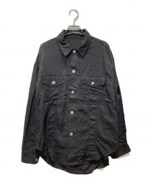 自由区（ジユウク）の古着「テンセルデニム シャケット」｜ブラック