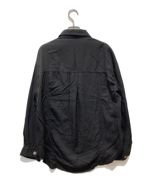 自由区（ジユウク）自由区 (ジユウク) テンセルデニム シャケット ブラック サイズ:38の古着・服飾アイテム