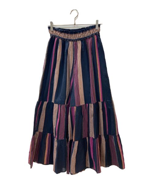 ne quittez pas（ヌキテパ）ne quittez pas (ヌキテパ) ストライプパンツ ネイビー サイズ:-の古着・服飾アイテム