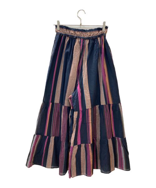 ne quittez pas（ヌキテパ）ne quittez pas (ヌキテパ) ストライプパンツ ネイビー サイズ:-の古着・服飾アイテム