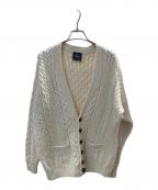 aran WOOLLEN MILLSアラン ウーレンミルズ）の古着「ニットカーディガン」｜ベージュ