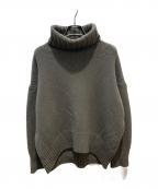 GALERIE VIEギャルリーヴィー）の古着「タートルネッウールクニット」｜グレー