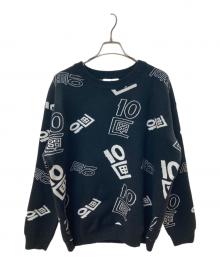 TENBOX（テンボックス）の古着「OG Logo Jacquard Sweater」｜ブラック